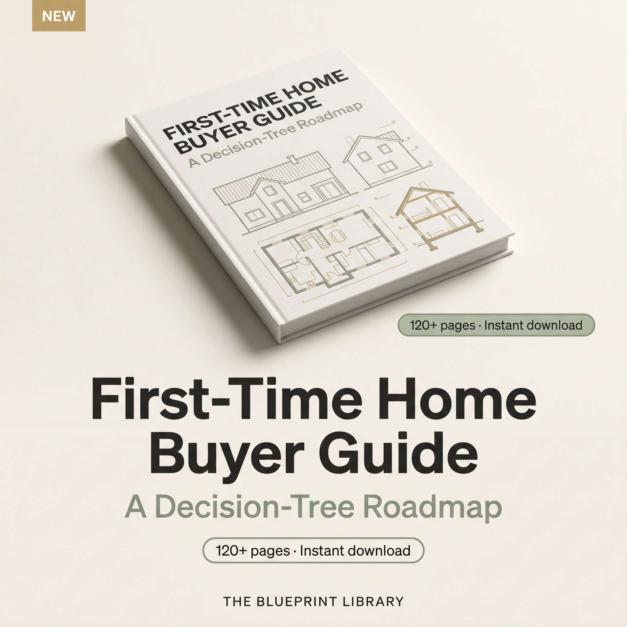 First-Time Home Buyer Guide cover — a decision-tree roadmap